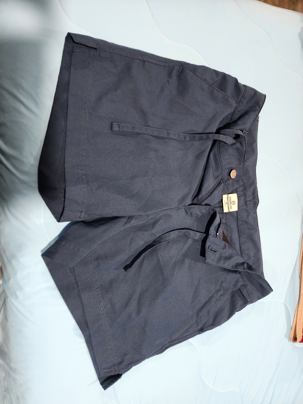 Magellan Classic Navy Women's Shorts with Drawstring Waist